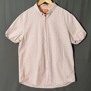 Scotch & Soda Women's XXL Pink SUMMER SHIRT Short Sleeve Button Up